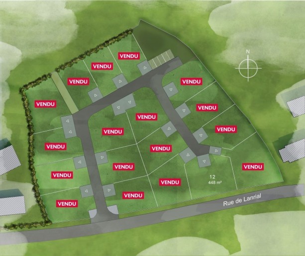 Terrain + Maison neuve de 121&nbsp;m² à Plouescat