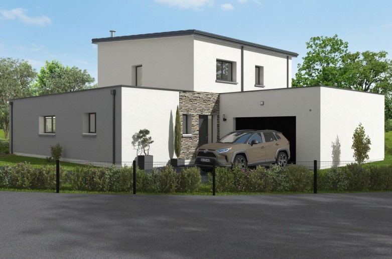 Terrain + Maison neuve de 177&nbsp;m² à Melgven