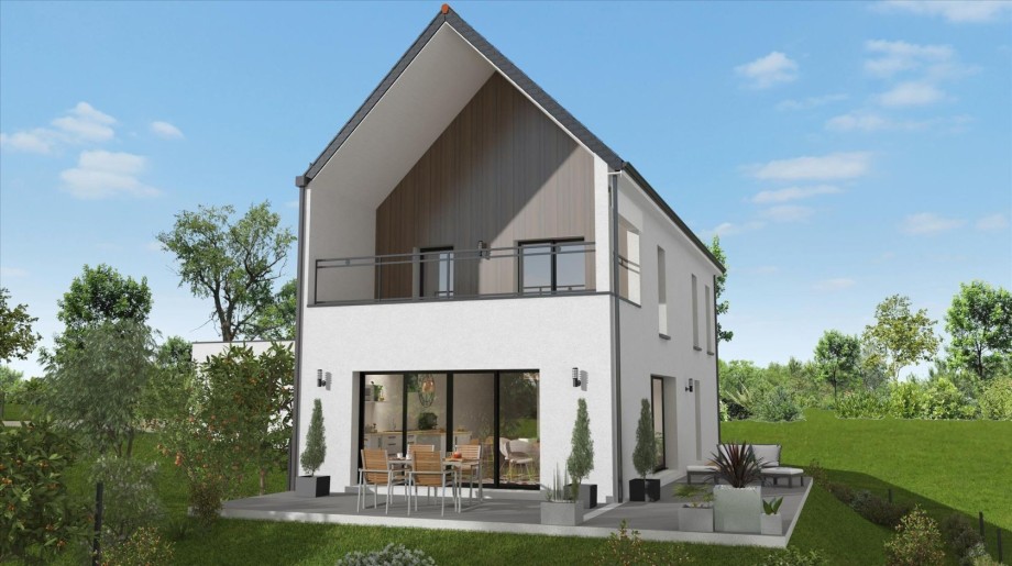 Terrain + Maison neuve de 135&nbsp;m² à Lanester