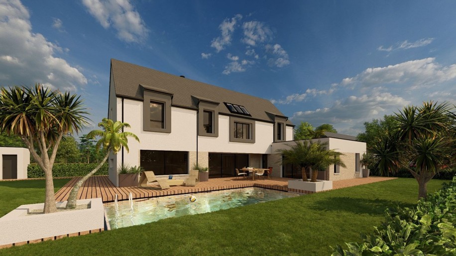 Terrain + Maison neuve de 190&nbsp;m² à Quiberon