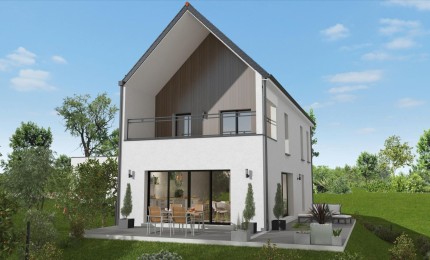 Terrain + Maison neuve de 135&nbsp;m² à Saint-Thuriau