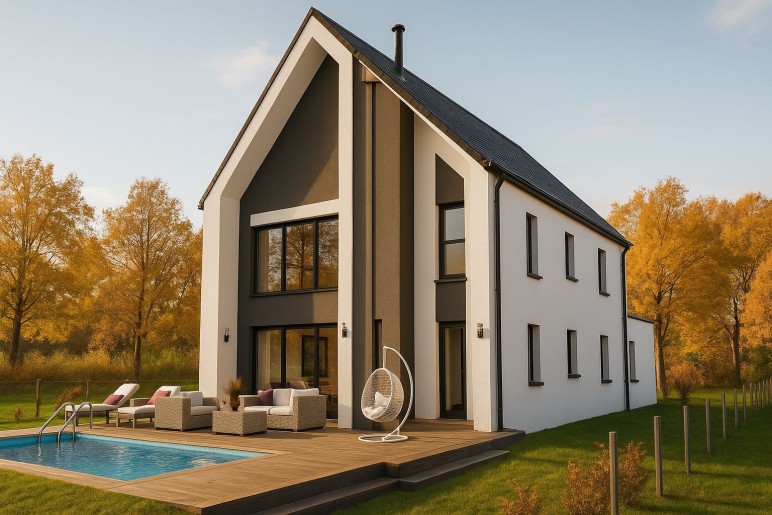 Terrain + Maison neuve de 142&nbsp;m² à Sainte-Hélène