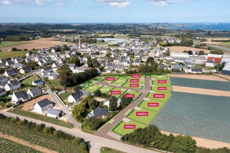 Terrain + Maison neuve de 105&nbsp;m² à Henvic