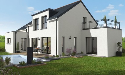 Terrain + Maison neuve de 121&nbsp;m² à Clohars-Carnoët