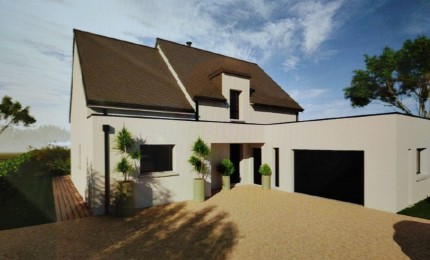 Terrain + Maison neuve de 140&nbsp;m² à Erdeven