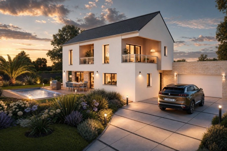 Terrain + Maison neuve de 140&nbsp;m² à La Trinité-sur-Mer