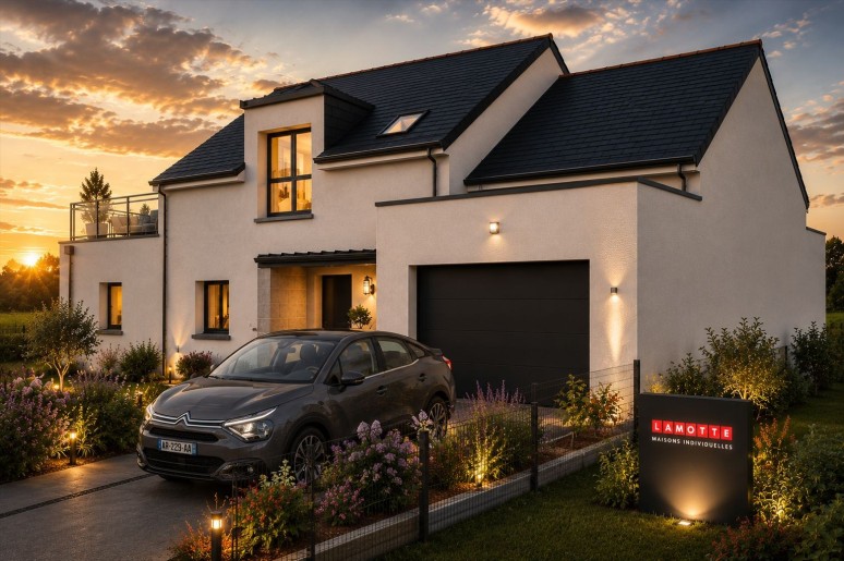 Terrain + Maison neuve de 121&nbsp;m² à Clohars-Carnoët