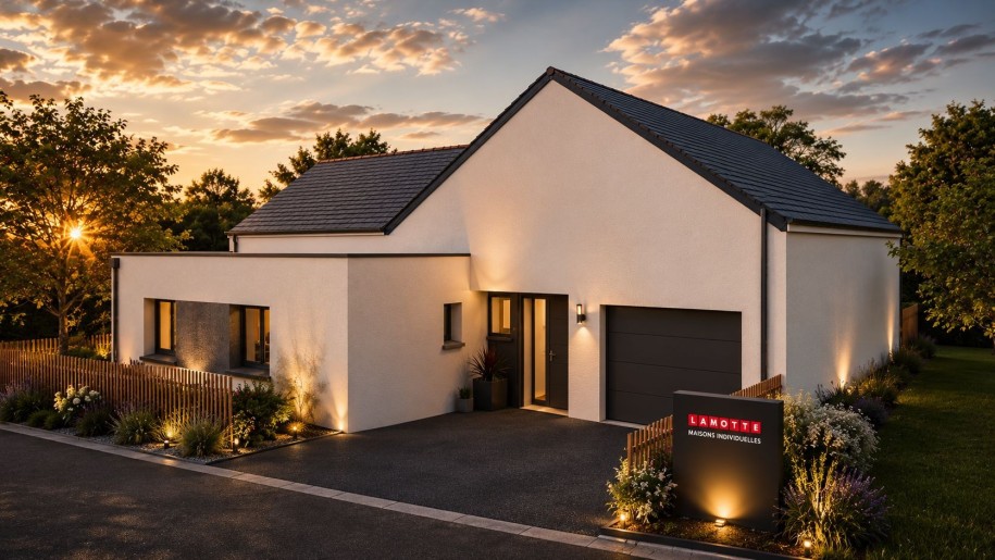 Terrain + Maison neuve de 127&nbsp;m² à Berné