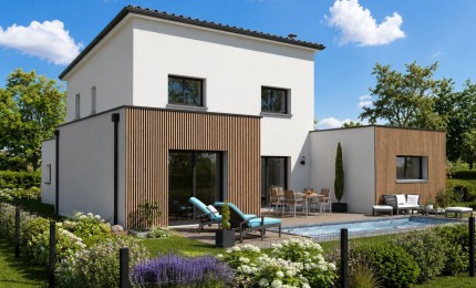 Terrain + Maison neuve de 177&nbsp;m² à Melgven