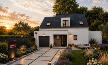Terrain + Maison neuve de 116&nbsp;m² à Guidel