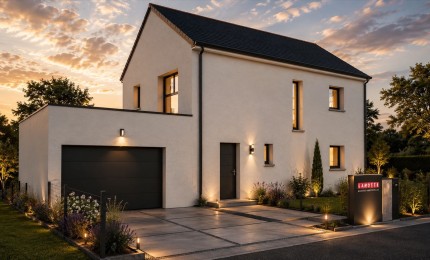 Terrain + Maison neuve de 115&nbsp;m² à Gâvres