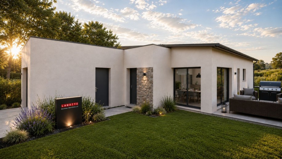 Terrain + Maison neuve de 90&nbsp;m² à Névez