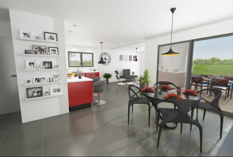 Terrain + Maison neuve de 120&nbsp;m² à Ploemeur