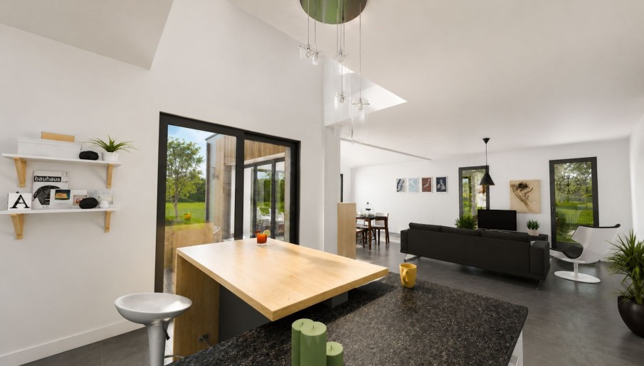 Terrain + Maison neuve de 115&nbsp;m² à Lignol