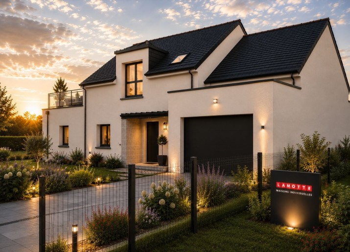 Terrain + Maison neuve de 121&nbsp;m² à Lanvénégen