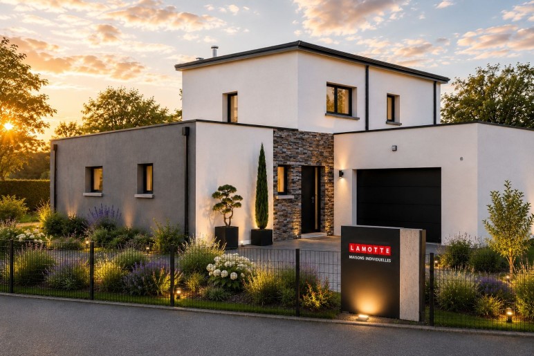 Terrain + Maison neuve de 177&nbsp;m² à Noyal-Pontivy