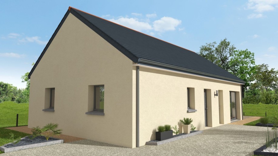 Terrain + Maison neuve de 88&nbsp;m² à Lanester