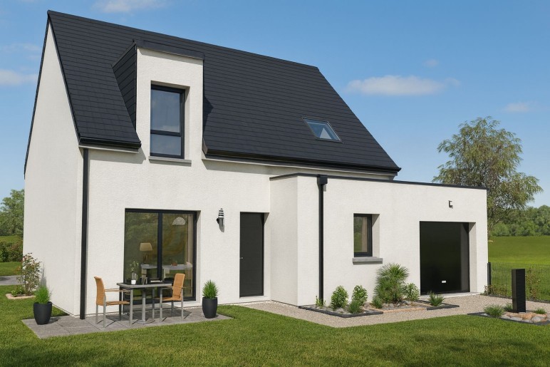 Terrain + Maison neuve de 95&nbsp;m² à Landaul