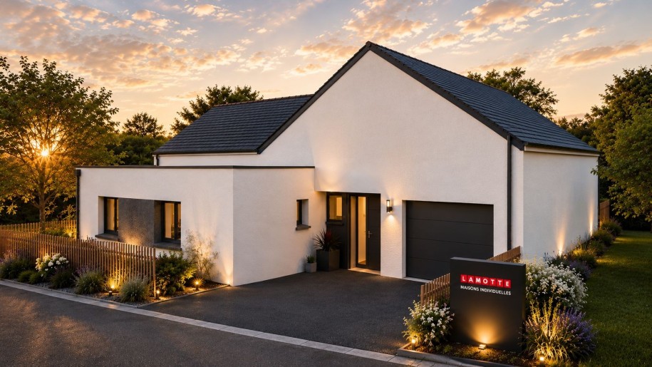 Terrain + Maison neuve de 127&nbsp;m² à Landaul
