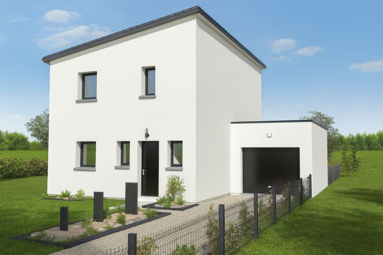 Terrain + Maison neuve de 105&nbsp;m² à Plonéis