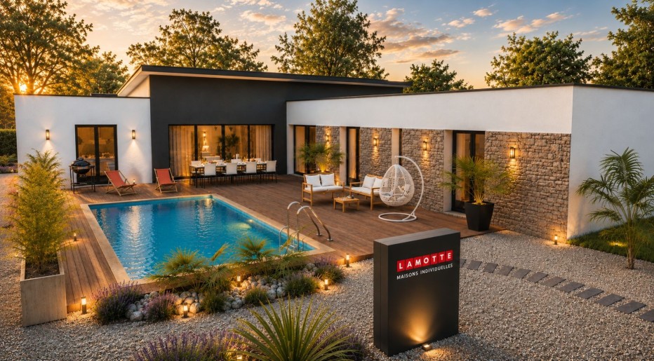 Terrain + Maison neuve de 188&nbsp;m² à Quimper