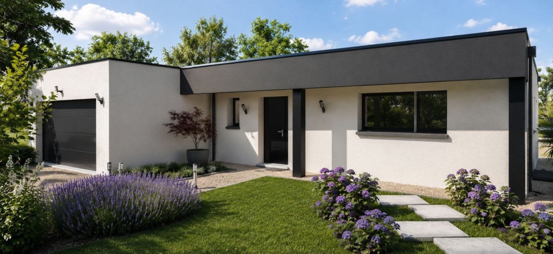 Terrain + Maison neuve de 188&nbsp;m² à Quimper