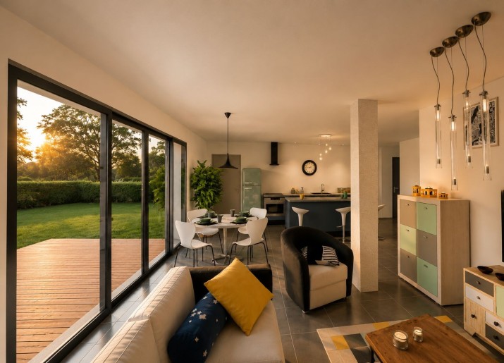 Terrain + Maison neuve de 90&nbsp;m² à Briec
