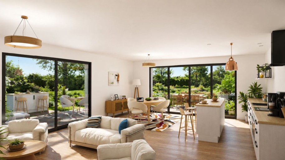 Terrain + Maison neuve de 135&nbsp;m² à Telgruc-sur-Mer
