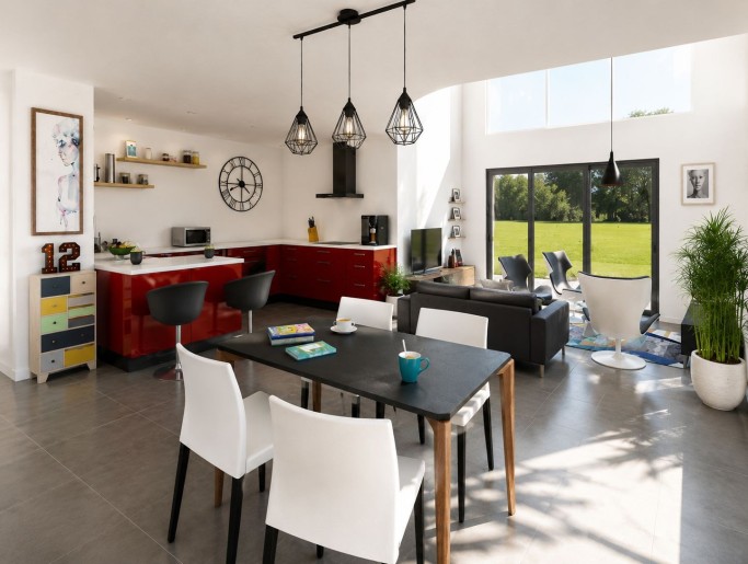 Terrain + Maison neuve de 135&nbsp;m² à Elliant
