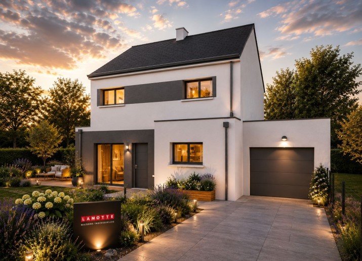 Terrain + Maison neuve de 106&nbsp;m² à Trégunc