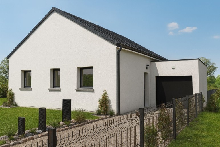 Terrain + Maison neuve de 75&nbsp;m² à Quimper