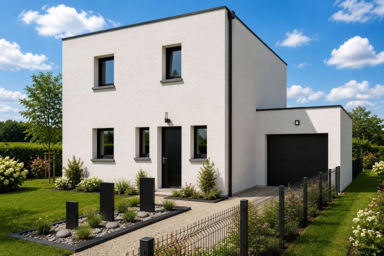 Terrain + Maison neuve de 105&nbsp;m² à Briec