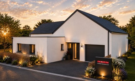 Terrain + Maison neuve de 127&nbsp;m² à Briec