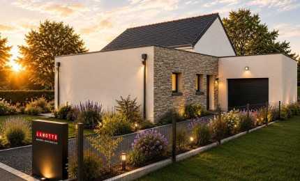 Terrain + Maison neuve de 90&nbsp;m² à Briec