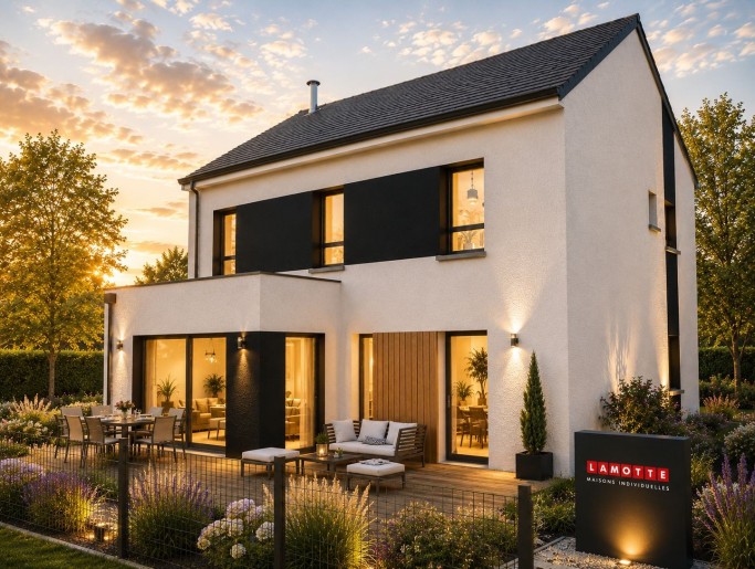 Terrain + Maison neuve de 135&nbsp;m² à Elliant