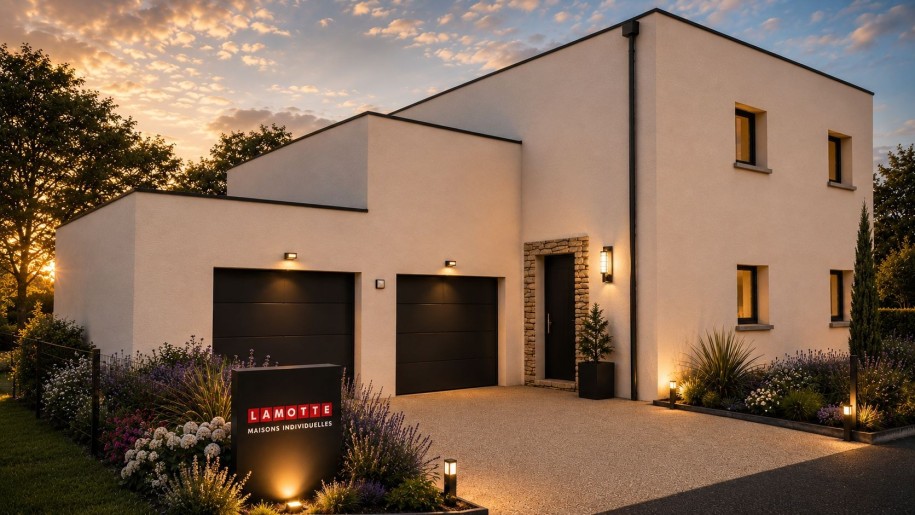 Terrain + Maison neuve de 153&nbsp;m² à Guidel
