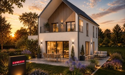 Terrain + Maison neuve de 135&nbsp;m² à Guidel