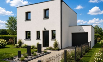 Terrain + Maison neuve de 105&nbsp;m² à Belz