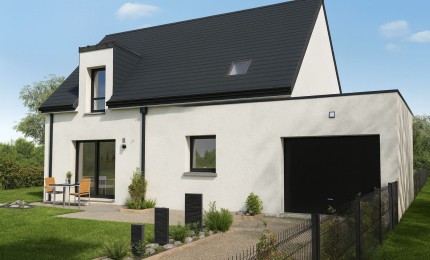 Terrain + Maison neuve de 105&nbsp;m² à Plonéis