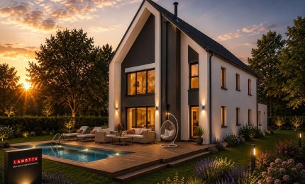 Terrain + Maison neuve de 142&nbsp;m² à Ploemeur