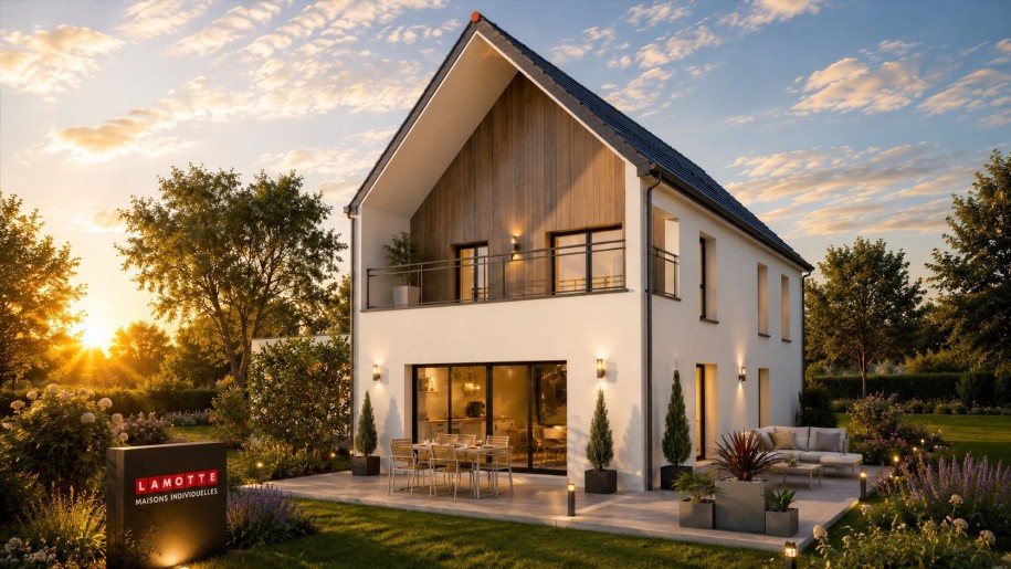 Terrain + Maison neuve de 135&nbsp;m² à Saint-Thuriau