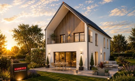 Terrain + Maison neuve de 135&nbsp;m² à Saint-Thuriau