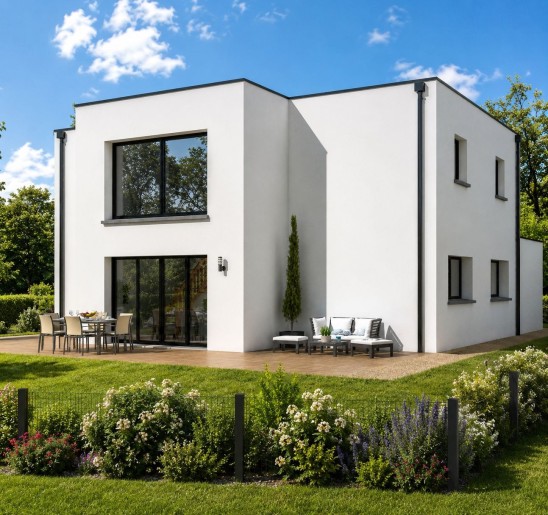 Terrain + Maison neuve de 153&nbsp;m² à Guidel