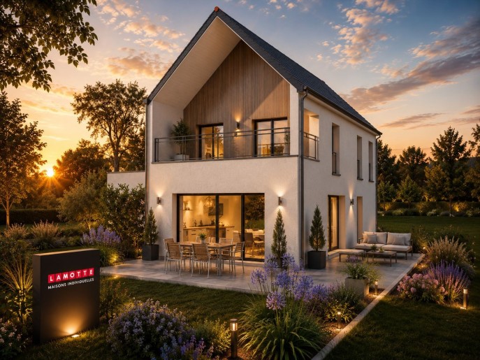 Terrain + Maison neuve de 135&nbsp;m² à Guidel