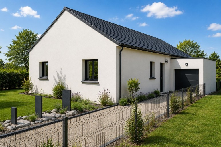 Terrain + Maison neuve de 95&nbsp;m² à Calan