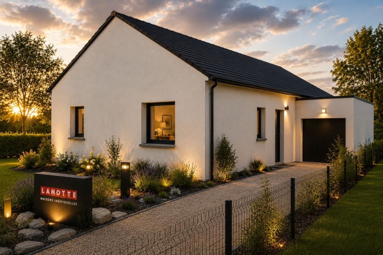 Terrain + Maison neuve de 95&nbsp;m² à Calan