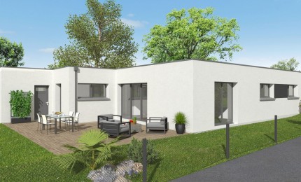 Terrain + Maison neuve de 105 m² à Riec-sur-Bélon