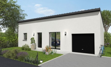 Terrain + Maison neuve de 75 m² à Hennebont