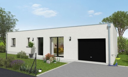Terrain + Maison neuve de 85 m² à Hennebont