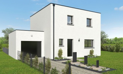 Terrain + Maison neuve de 95 m² à Lorient